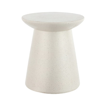 Hollie 18" Minimalist Modern Drum Accent Table Pedestal - JONATHAN Y